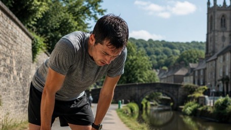 Tired runner